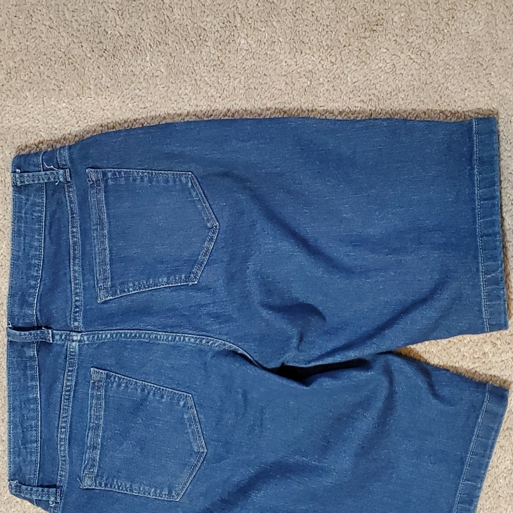 Riders Mid Rise Bermuda Shorts Size 8M Blue Denim - Picture 7 of 8
